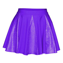 Load image into Gallery viewer, Starlite Hologram Crystal Dance Skirt
