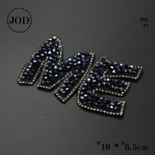 Load image into Gallery viewer, Rhinestone Shine Crown Iron on Patches for Clothing Bead Decorative Clothes Patch Crystal Applique Diamond Sewing Stickers JODc

