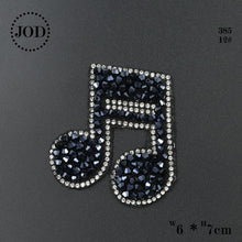 Load image into Gallery viewer, Rhinestone Shine Crown Iron on Patches for Clothing Bead Decorative Clothes Patch Crystal Applique Diamond Sewing Stickers JODc
