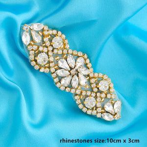 Crystal Wedding Belt Pearl Bridal Belt Rhinestones Sash For Bridal Accessories Silver Gold and Rose Gold Only Applique NZUK