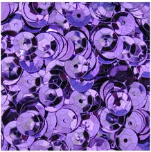 Purple 8mm Cup Sequins 8g